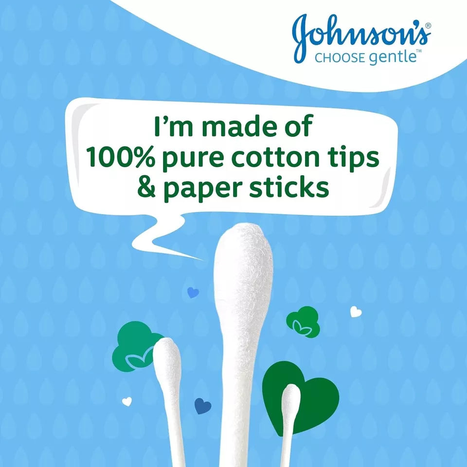 Cotton Buds Johnson's Baby Cotton Buds Pack of 6 boxes (1200 buds)