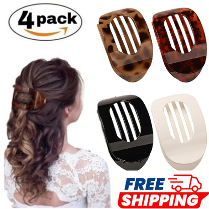 4PCS Flat Hair Clips