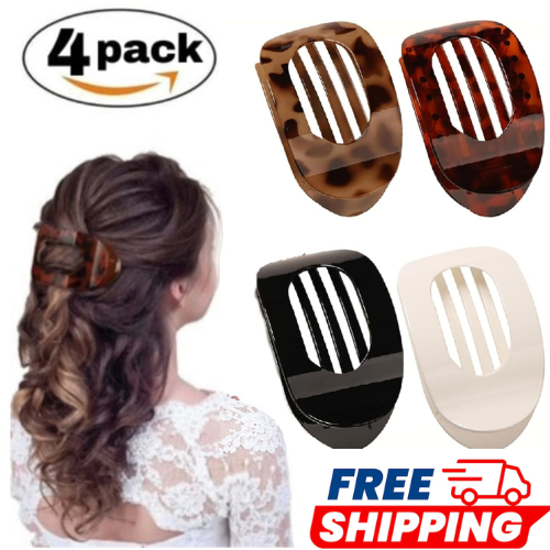 4PCS Flat Hair Clips