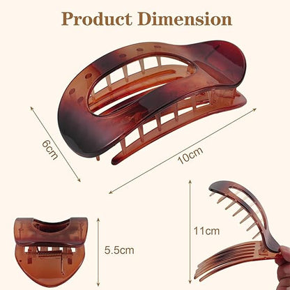 4PCS Flat Hair Clips