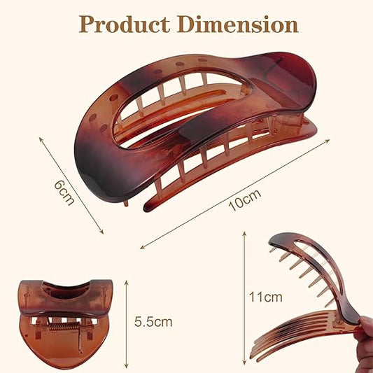 4PCS Flat Hair Clips