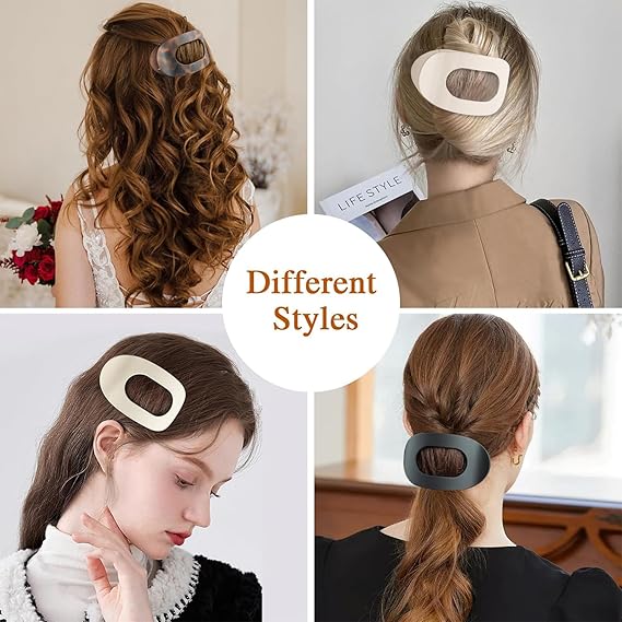 4PCS Flat Hair Clips