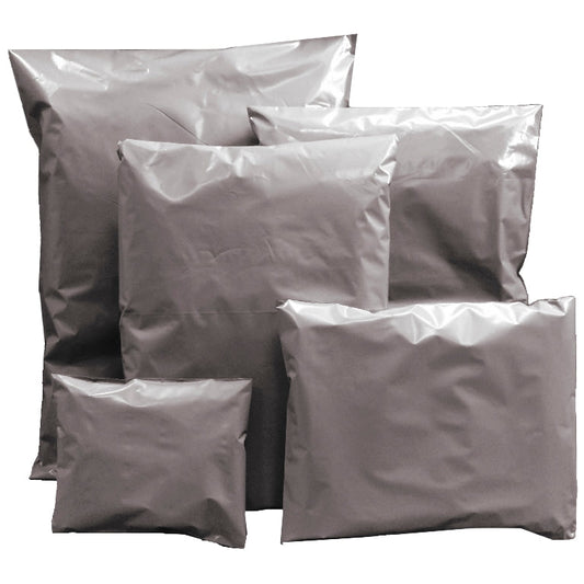 Grey Mail Bags Polythene envelope 1 x Grey bags 4.5 x 7"