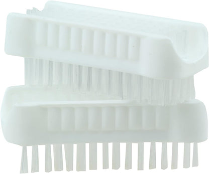 Nail Brush Manicure Pedicure Scrubbing Cleaning White Colour