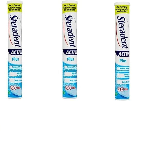 Denture Cleaner | Steradent Active Plus | Le Javaid Traders
