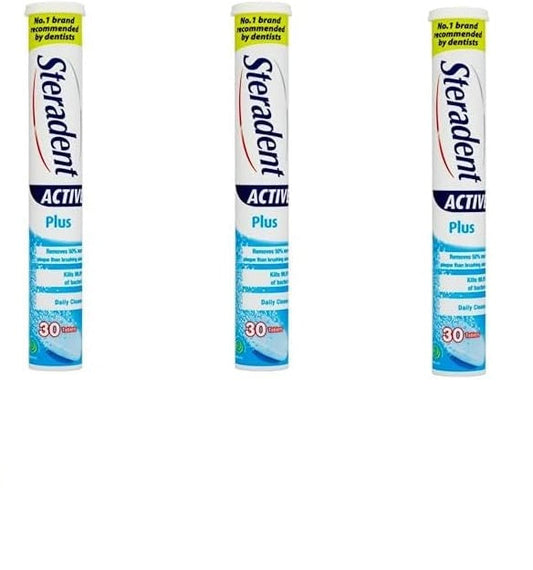 Denture Cleaner | Steradent Active Plus | Le Javaid Traders