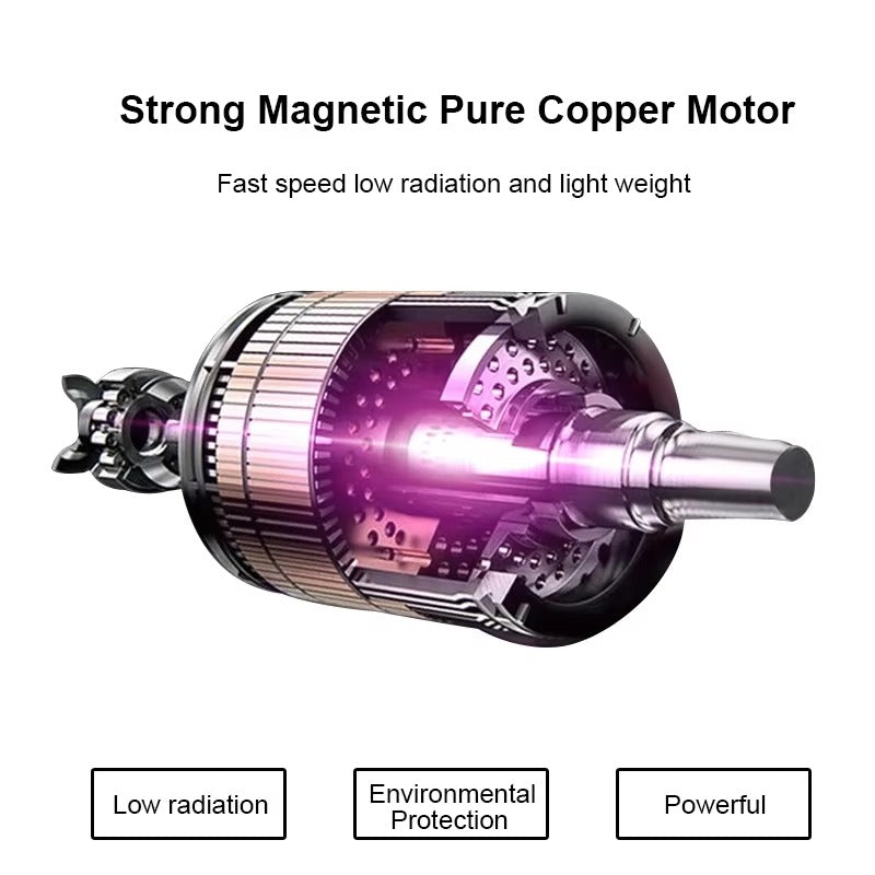 Professional Hair Dryer Nozzle Low Noise 2200W Ionic Blow Dryer with Diffuser UK.