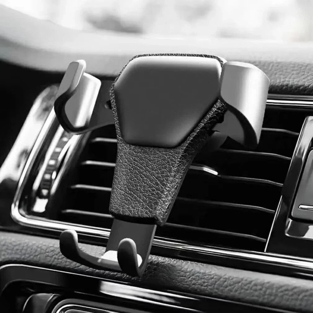 UK Universal Mobile Car Phone Holder Air Vent Gravity Design Mount Cradle Stand.