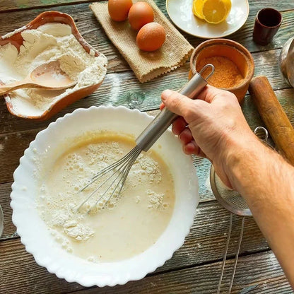 Stainless Steel Hand Whisk Mixer Balloon Milk Egg Beater Kitchen Cooking Tool