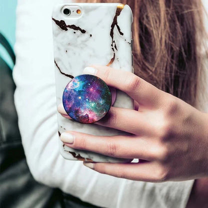 Pop Out Socket Holder Selfie Finger Grip Stand for iPhone Samsung Mobile Phones.
