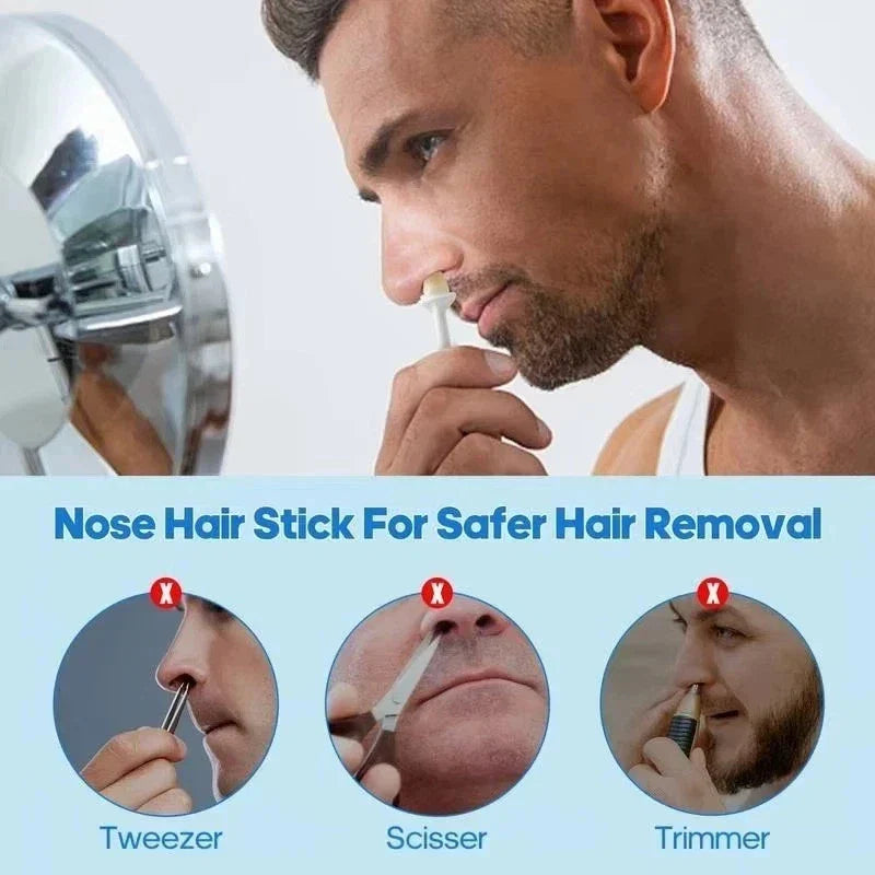 Nose Wax Applicators Sticks for Painless Hair Removal – Safe Tool for Men Women