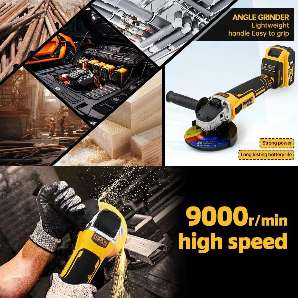 DEWALT DCG405 125mm Flat Head Angle Grinder Bare Tool 20V Brushless no batteries