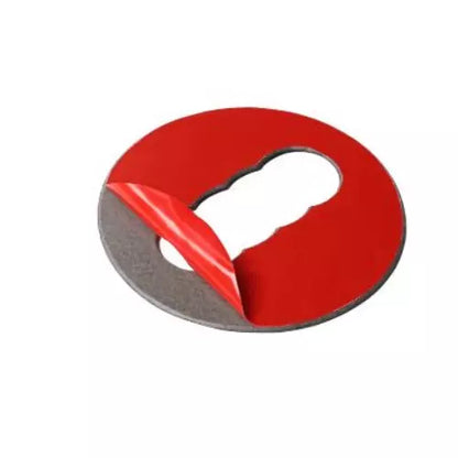 78 mm For Audi A1 A3 A4 A5 A6 A7 A8 Q3 Carbon Fibre Steering Wheel Sticker Decal
