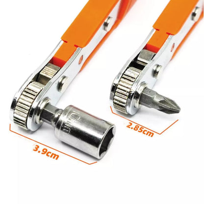 Magnetic Screwdriver Bits Set Mini Ratchet Wrench Right Angle Drive High Torque