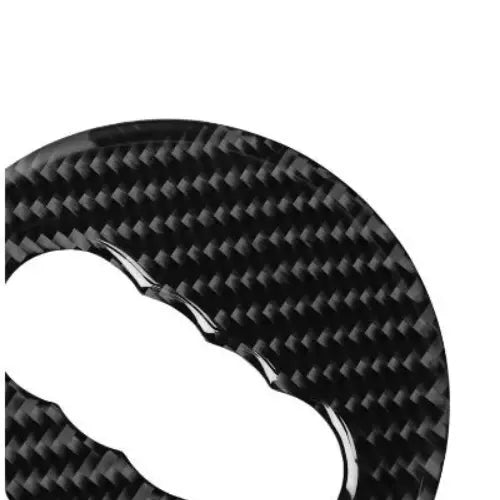 78 mm For Audi A1 A3 A4 A5 A6 A7 A8 Q3 Carbon Fibre Steering Wheel Sticker Decal