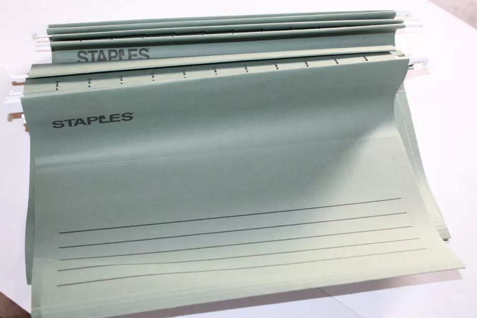 1 x Suspension Files Foolscap 360mm Green